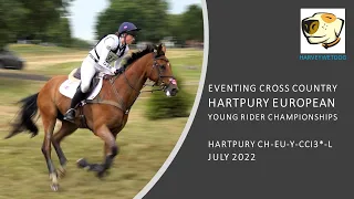 European Championship Young Rider Eventing; Cross Country Action from Hartpury 2022