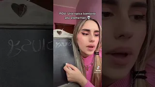 Una tipica bambina alle elementari || Tiktok Giusy.df 💗#shorts