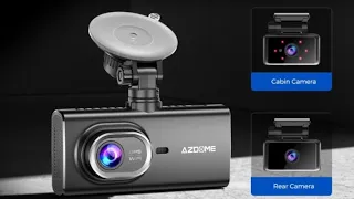 UNBOXING Dashcam AZDOME M560 3 Kamera 4k Touchscreen Dashcam Mobil