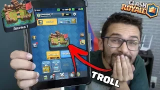 DESCI PRA ARENA 1 PARA TROLLAR INICIANTES NO CLASH ROYALE!!