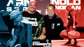 TROPHY PRESENTATION/ATHLETE RECOGNITION - ARNOLD STRONGMAN CLASSIC 2024