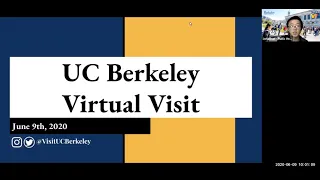 UC Berkeley Virtual Campus Visit - Tuesday, June 9, 2020