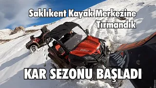 Kar çamur demeden Saklıkent Kayak Merkezine bodoslama tırmandık. CF zForce 550 UTV Offroad sınavımız