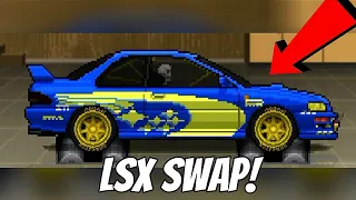 【Pixel Car Racer】LSX Swap Subaru 22B STI?!