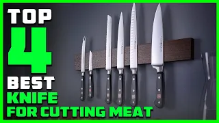 Top 4 Best Knife for Cutting Meat Review in 2023 | Stainless Steel Carving Knife