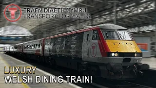 The AFFORDABLE LUXURY First Class Dining Train From England to Wales!