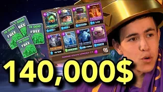 КОЛОДА НА 140,000$ в Clash Royale!! Топ колода для 5,6,7,8,9,10,11 арены!!