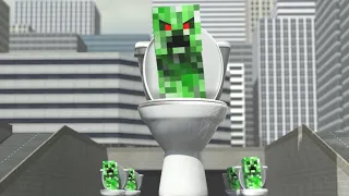Skibidi Toilet Minecraft Creeper