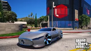 САМАЯ КРАСИВАЯ МАШИНА В МИРЕ Mercedes-Benz AMG Vision GT // КАК УСТАНОВИТЬ МАШИНУ В GTA 5