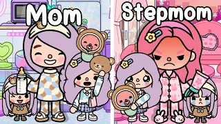 Mom VS Stepmom 🍼💅🏻 Sad Story | My Evil Stepmom! | Toca Boca | Toca Life World