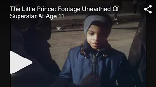 Archive Interview of Prince at the innocent age of 11