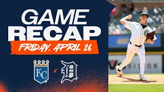 Tigers vs. Royals Highlights | 4/26/24