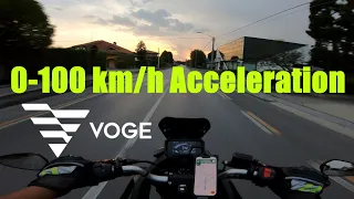 0-100 Km/h in 8s? | Acceleration test | Voge 300