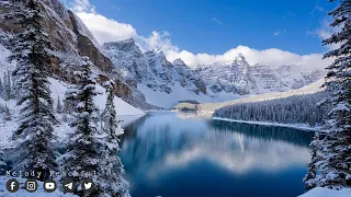 Winter whisper: The sound of snow and enchanting melodies - Music that heals the heart and emotions