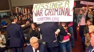 CodePink Attempts to "Arrest" Henry Kissinger for War Crimes in Vietnam, Laos, Chile and East Timor