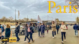 Paris , France  🇫🇷 - Walking Along The Seine River - 4K HDR Walking Tour - 2022| A Walk In Paris