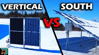 Vertical Bifacial Solar Panel Performance Results Part 1