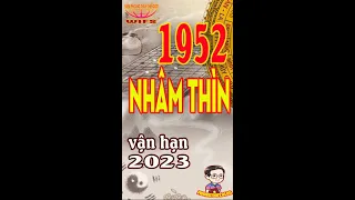 s54 Vận hạn tuổi Nhâm Thìn 1952 năm 2023 & cách hóa giải linh nghiệm #shorts