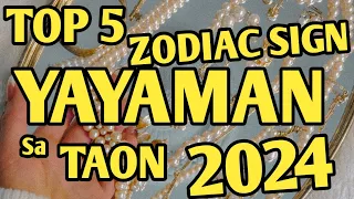 Top 5 Zodiac na Pinaka Yayaman sa Taong 2024 Horoscope Gabay ng Kapalaran