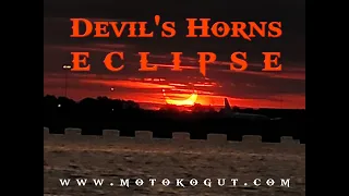 Devil's Horns aka Ring of Fire - Sunrise & Partial Solar Eclipse + Tide in