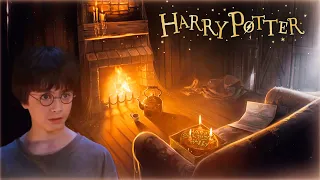 The Hut on the Rock 🍰 Harry's Birthday [ASMR] Harry Potter Inspired Ambience ⋄ Rain & Ocean Waves