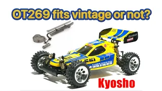 Installing Kyosho Optima MId Rere part OT269 on Vintage Turbo Optima Mid