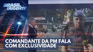 Comandante-geral da PM fala com Brasil Urgente sobre morte de soldado