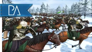 AMAZING SNOW AMBUSH BATTLE - Third Age Total War Reforged Mod Gameplay