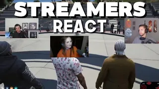 STREAMERS react to FANNY new song "Comfort me" | GTA RP 4.0 | Nopixel