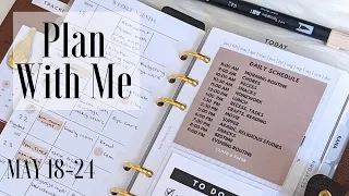 Plan With Me May 18-24 | Weekly Planning Process