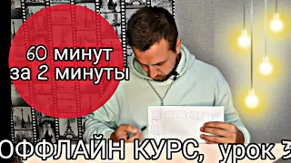 60 минут как 2 минуты | Урок 3 | ОФФЛАЙН КУРС | как стать аниматором