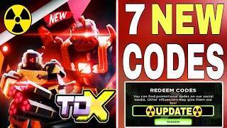 ☢️UPDATE☢️ TOWER DEFENSE X (TDX) CODES 2024 - ROBLOX TOWER DEFENSE X CODES