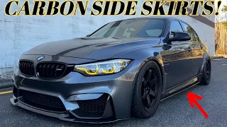 Installing Carbon Fiber Side Skirts On My BMW F80 M3!