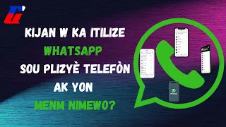 Men kijan w ka itilize WhatsApp sou plizyè telefòn ak yon sèl nimewo.