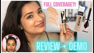 LOREAL INFALLIBLE FULL WEAR CONCEALER | REVIEW & DEMO | Ramita Banga