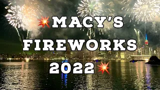 MACY's 4th of July FIREWORKS 2022 NYC💥 [FULL SHOW in 4K UHD]