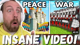 INSANE VIDEO! SpeedSilver I Made 100 Players Simulate Medieval Civilization in Minecraft. (REACTION)