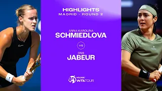 Anna Karolina Schmiedlova vs. Ons Jabeur | 2024 Madrid Round 2 | WTA Match Highlights