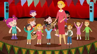 HAI LA GRADINITA !- Cantec pentru copii mici cu clip animat