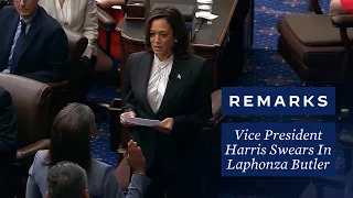 Vice President Harris Swears In Laphonza Butler to the U.S. Senate