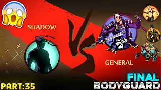 SHADOW VS GENERAL !!😱🔥 || SHOGUN's LAST BODYGUARD || SHADOW FIGHT 2 || PART:35 ||