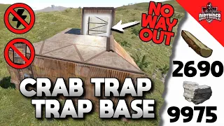 Rust "Crab Trap"  No Electricity Trap Base Guide (Passive Income)