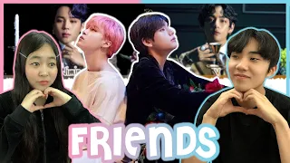 Couple Reacts To: BTS JIMIN & V - 'FRIENDS' (친구) Lyrics Reaction