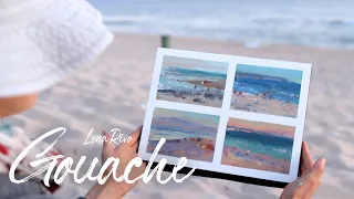 Capturing the moment in Gouache - Plein air painting tutorial