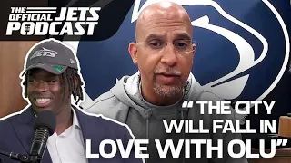 Penn State HC James Franklin and Olu Fashanu Share Their Draft Night Experience