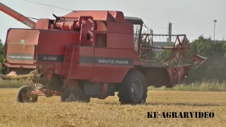 Deutz Fahr M2680 beim Weizen dreschen! [HD]