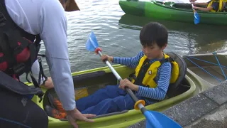 子どもたちに海の魅力を知ってもらおうと備前市のロータリークラブがシーカヤックを寄贈　岡山