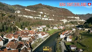 Places to visit in Switzerland - Saint-Ursanne & Gorge du Pichoux 4K