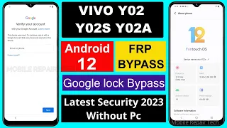 Vivo Y02/Y02s/Y02a Frp Bypass Android 12 | Vivo Y02s V2203 FRP Bypass Withuot Pc New Method 2023
