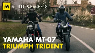 Triumph Trident 660 VS Yamaha MT-07: entry-level? No grazie!